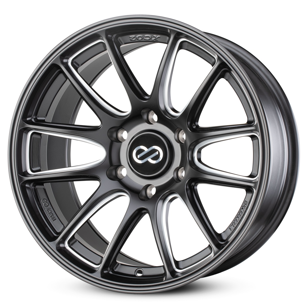 ENKEI 18x9 XC02 6x139.7 SATIN BLACK MILLED +0