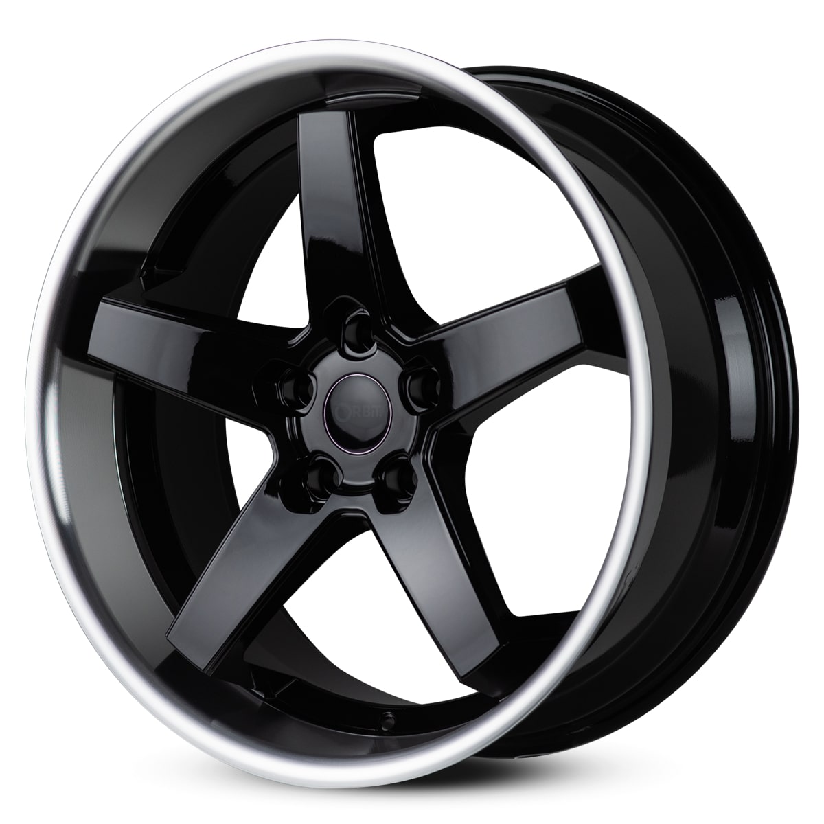 ORBIT 20x8.5 FORM 5x120 GLOSS BLACK WITH LIP POLISH +30