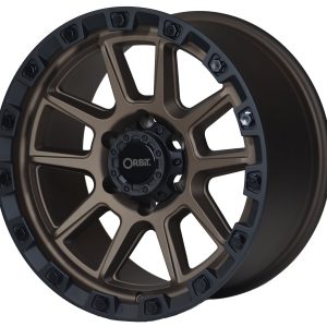 ORBIT 18x9 ROCKY 6x139.7 MATT BRONZE/BLACK LIP +12