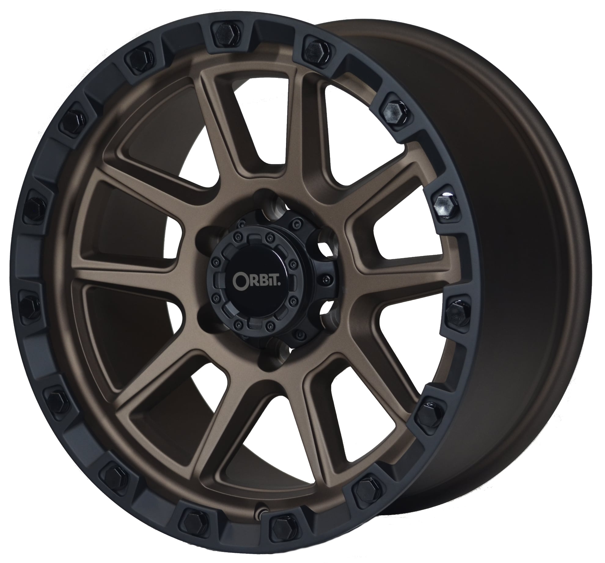 ORBIT 18x9 ROCKY 6x139.7 MATT BRONZE/BLACK LIP +12