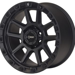 ORBIT 18x9.0 ROCKY 6x139.7 SATIN BLACK +12