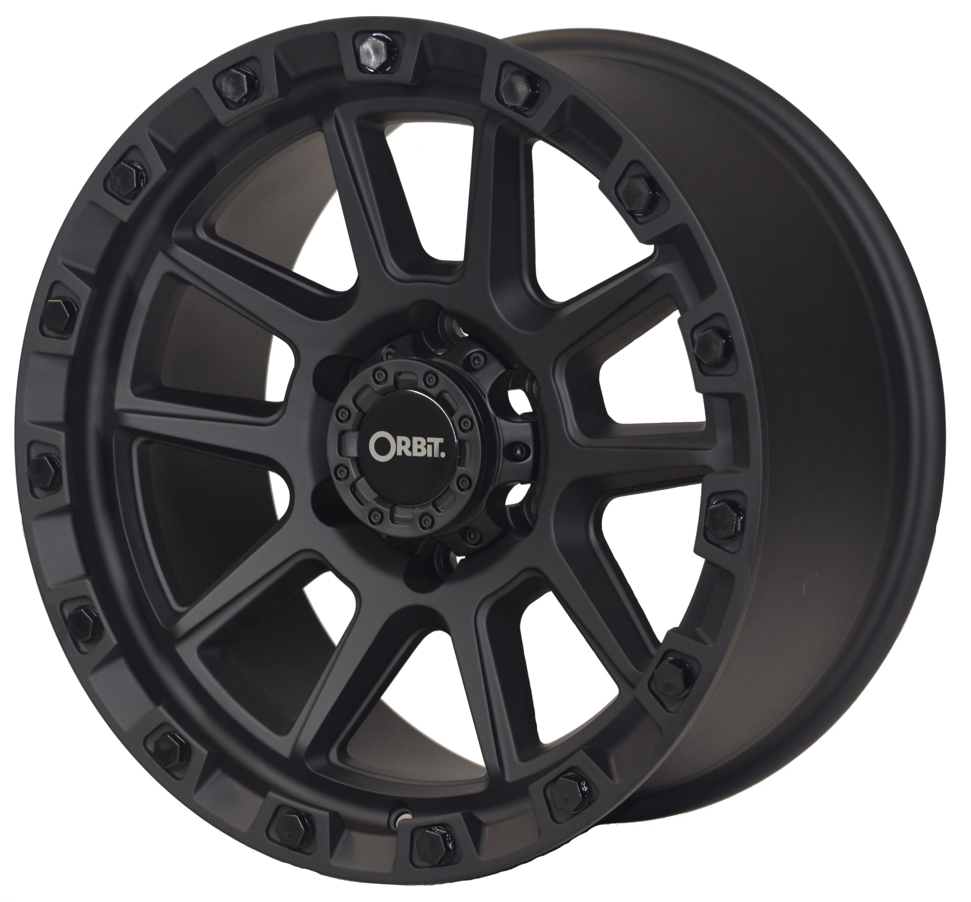 ORBIT 18x9.0 ROCKY 6x139.7 SATIN BLACK +12