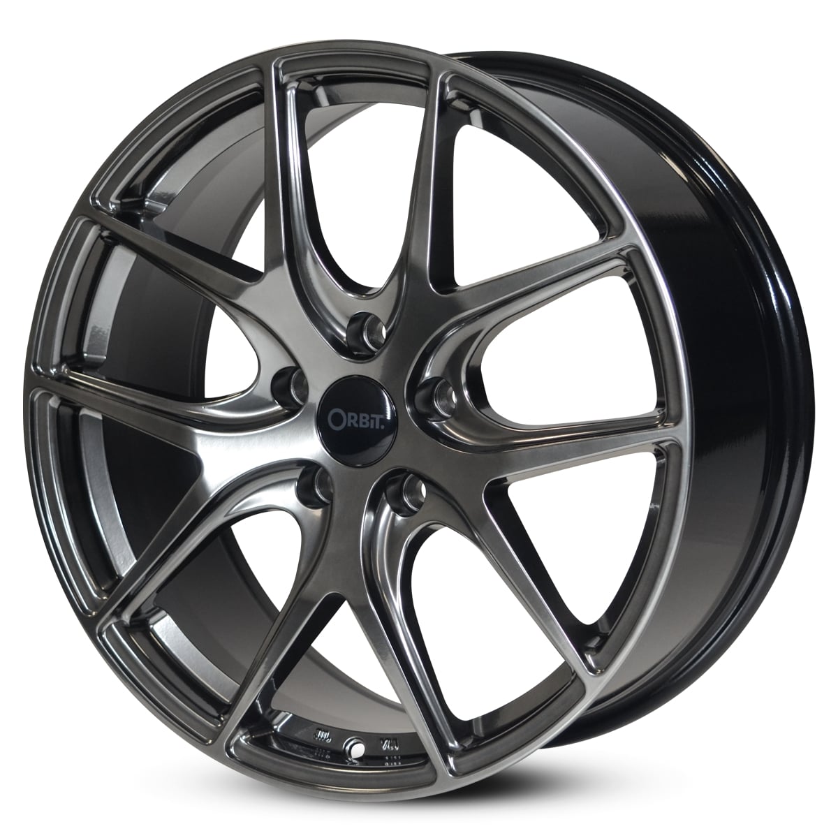 ORBIT 17x7.5 VENATOR 5x114.3 HYPER BLACK +40